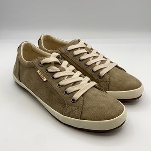 Taos Star women’s casual sneakers- khaki wash